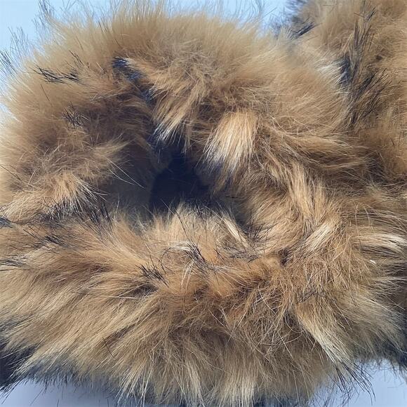 Mata Women's Black Faux Fur Winter Booties Size 9 Round Toe Flat - Picture 8 of 11